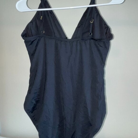 NWT Island Goddess Underwire Lace Up One Piece in Black Size 14 - Picture 4 of 5